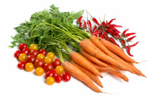 Karotten mit Tomaten