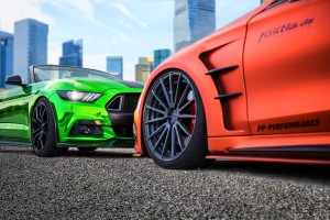 Ford Mustang Mercedes S63 AMG          